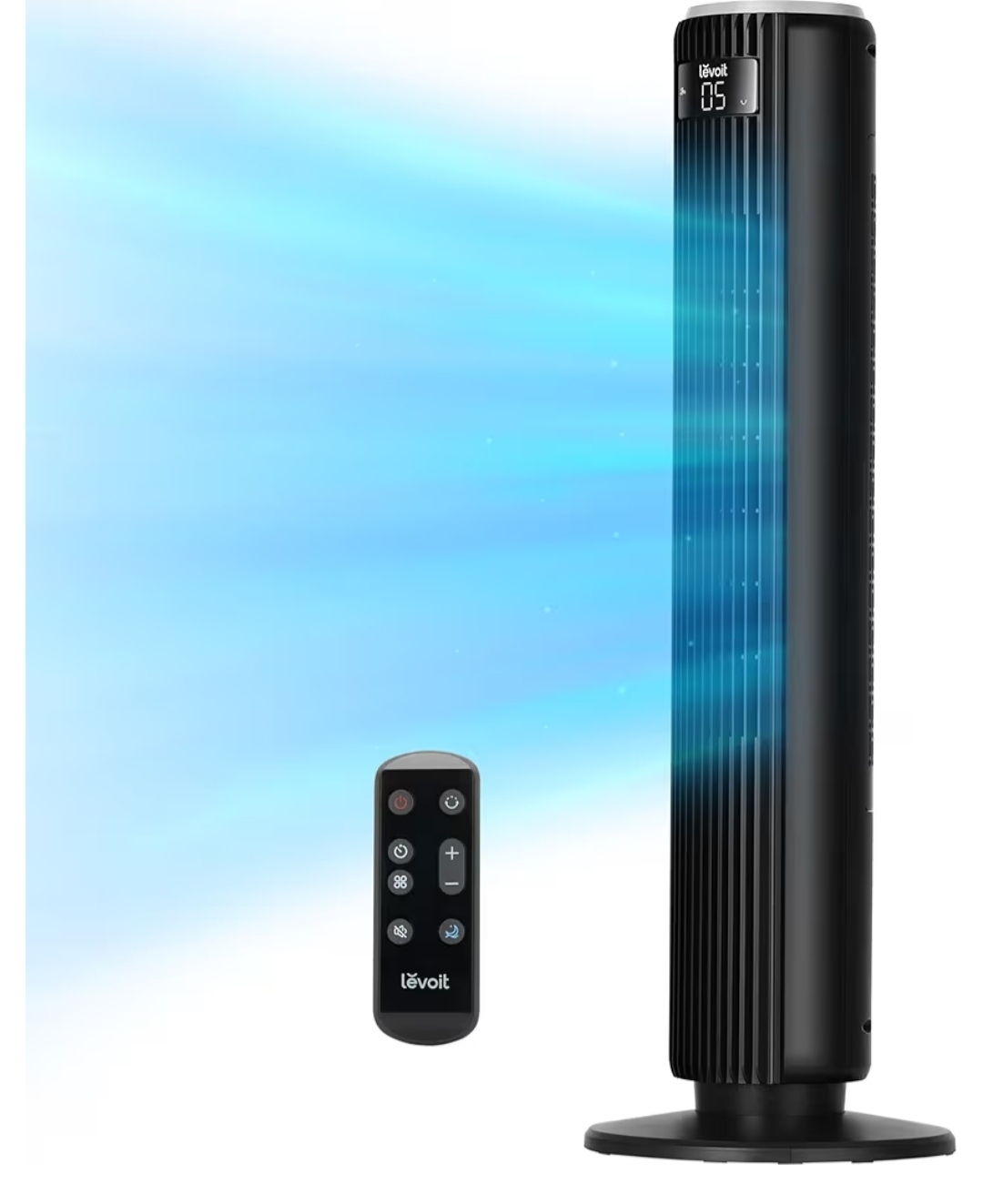 LEVOIT Oscillating Tower Fan with Remote