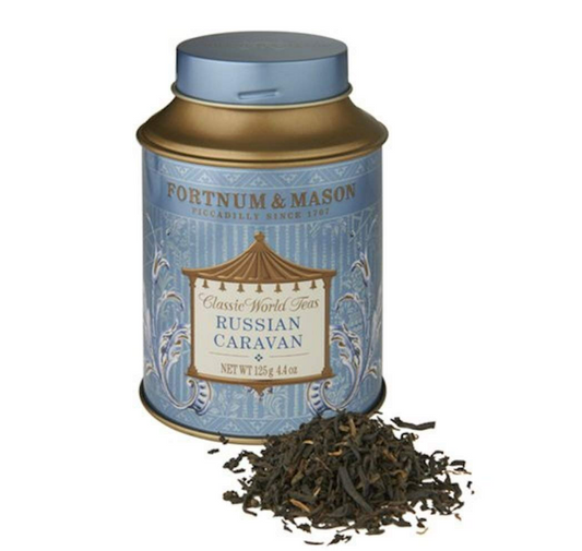 Fortnum and Mason. Russian Caravan 125g Loose Tea in a Tin (1 Pack)