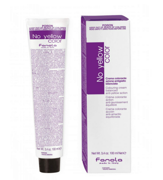 Fanola “No Yellow Color” 10 ICE Blonde Platinum ICE, Colouring Cream, 100 ml