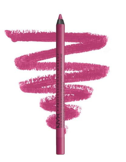 NYX PROFESSIONAL MAKEUP Slide On Lip Pencil, Lip Liner - Fluorescent (Magenta With Blue Undertone)